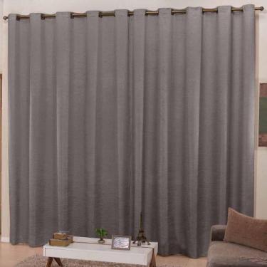 Imagem de Cortina PC 4,00M X 2,70M Cetim Amassadinho Com Ilhós - Paulo Cezar Enx