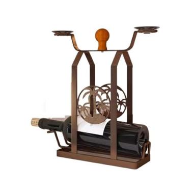 Imagem de Rack de armazenamento de vinho suporte de taça de vinho de cabeça para baixo suporte de cálice suspenso sala de estar refrigerador de vinho rack de vinho ornamentos criativos prateleira de exibição de