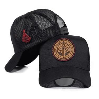 Imagem de Boné Nossa Senhora Trucker Telinha Ajustável Varias Cores Envio Imedia