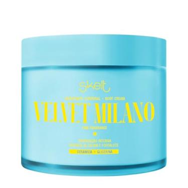 Imagem de Skelt Hidratante Corporal Velvet Milano 200g | Notas de Limão e Baunilha, Gourmand, Reduz Perda de Água, Hidratada por 48 Horas, Rápida Absorção, Com Ceramida e Glicerina | Todos os Tipos de Pele