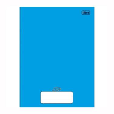 Imagem de Caderno brochurão capa dura 1X1 96 fls Dmais Azul Tilibra