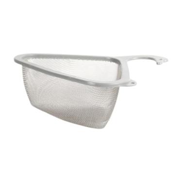 Imagem de KiBcsLic Cesta de pia em formato de cisne, coletor de resíduos de alimentos, escorredor de canto multifuncional, cesta de drenagem para RV, bar, fazenda, hotel, Cinza