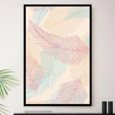 Imagem de Genérico, Quadro Folha Seca Natureza Outono Decorativo A3 35x45cm