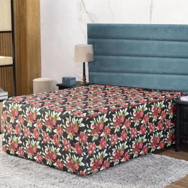 Imagem de Lençol Luva Casal Cama Conjugada Colchão E Box Malha 1 Peça - Ametista