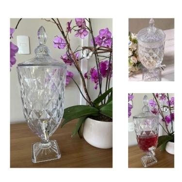 Imagem de Suqueira de vidro transparente 6 litros diamond - LIMED MOGI