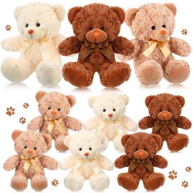 Imagem de Urso de pelúcia Civaner Bear de 20 cm, 9 pacotes para decoração