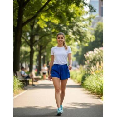 Imagem de Shorts Feminino Esportivo Saída de Praia Piscina em Tactel - Sevile, A