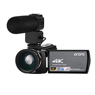 Imagem de Filmadora 4k Ordro Hdr-ae8 Wi-fi 30mp Visão Noturna Lives STANDARD