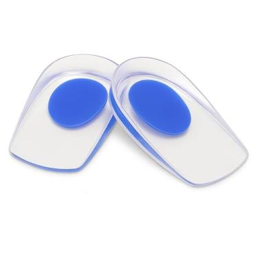 Imagem de Par De Palmilha Calcanheira De Gel Silicone Protetora de Calcanhar Calçado Sapato Conforto e Alívio de Dor Calcanheira Em Gel Para Esporão De Calcâneo E Esporte Anti Impacto Linha Premium