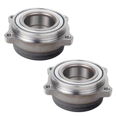 Imagem de TRQ Motorista de rolamento do cubo da roda traseira LH e par de passageiro RH para MB 12-15 C63AMG 07-14 CL550 CL600 08-14 CL63 AMG CL65 AMG 08 CLK