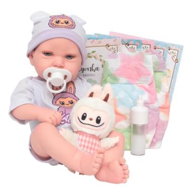 Imagem de Bebê Reborn Boneca Realista Recém Nascida + Acessórios