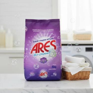 Imagem de Sabão Em Pó Roupas 5g Ares Lavanda