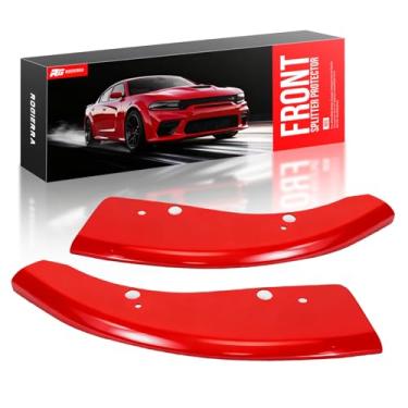Imagem de Protetor de divisor frontal para Dodge Charger 2015-2023, spoiler labial de substituição compatível com SRT 392/Scat Pack/RT/GT Trims não para SXT/Widebody