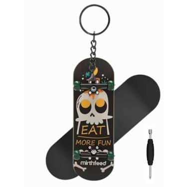 Imagem de MIRTHFEED 32mm Pro Fingerboard Complete Set | Bearing Wheels | 5 Ply Maple Deck | Anti Skid Grip Tape | Complimentary Tool | Concave Shape