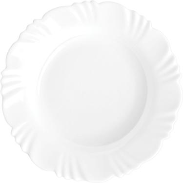 Imagem de Kit 6 Pratos de Vidro Fundo 23cm Duralex Pétala Opaline