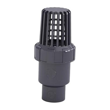 Imagem de Generic Válvula de pé para bomba de água Válvula plana de baixa pressão PVC Conveniente e fácil de usar Design de filtro de cesta para tanque de água Fazenda, 32mm