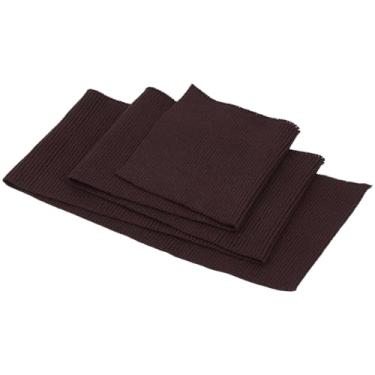Imagem de GORGECRAFT 91 x 14 cm Material de punho elástico marrom poliéster malha elástica manga perna braços desgaste cintura canelada tecido substituições para costura faça você mesmo, artesanato, roupas