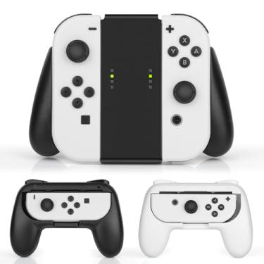 Imagem de JoyHood Grips Compatible with Switch Joy Con/Switch OLED - Ergonomic Hand Grip Controller Handle Kit, 3 Pack