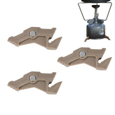 Imagem de Estabilizador de vasilha, suporte para tanque de acampamento,Suporte de prateleira para garrafas padrão de fogão magnético - Suporte de tanque, suporte de vasilha para camping, piquenique, culinária,