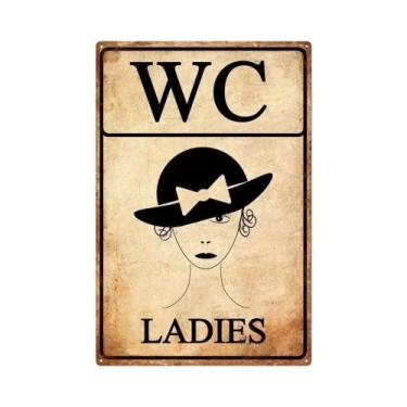 Imagem de Placa De Metal Vintage Para Banheiro, Arte De Parede Para Bar, Clube, 