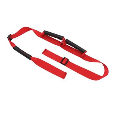 Imagem de aqxreight Correia Levantadora de Perna 40 pol. de Comprimento, Múltiplos Laços, Auxiliares de Mobilidade para Idosos para Cadeira de Rodas, Carro, Fisioterapia Fornece Laço, Mais Experiência é Tem Levantador de Perna para a do pé