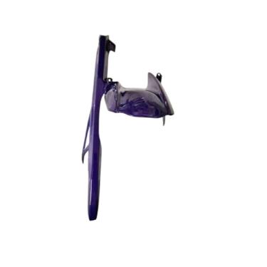 Imagem de 1 peça guarda-lamas traseiro de motocicleta de fibra de carbono real compatível com BMW M1000 R M1000 RR S1000 R S1000 RR 2019-2025 guarda de corrente carenagem(Purple Twill Glossy)