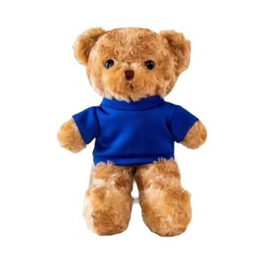 Imagem de Urso De Pelúcia Vestido De 20cm, Brinquedo Macio E Aconchegante, Prese