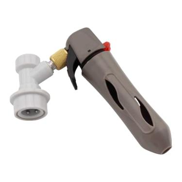 Imagem de Ｂｅｓｇａ Injetor de CO2 para recarga de barril de cerveja caseira, fácil de usar, para válvulas de refrigerante caseiras, Distribuidor Gray