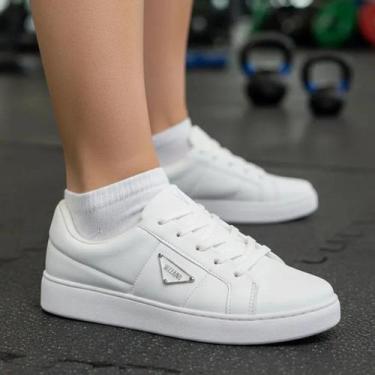 Imagem de Tênis Feminino Casual Milano 99 Vizzano - Branco, 35