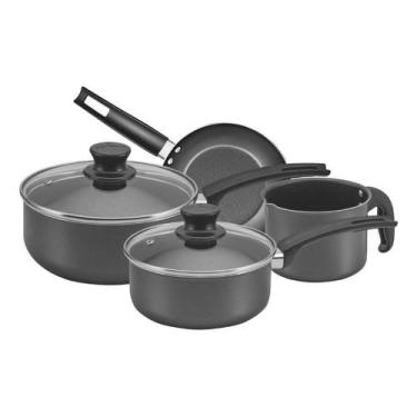 Imagem de Jogo De Panelas Magnific 4 Peças Antiaderente Grafite Panelux