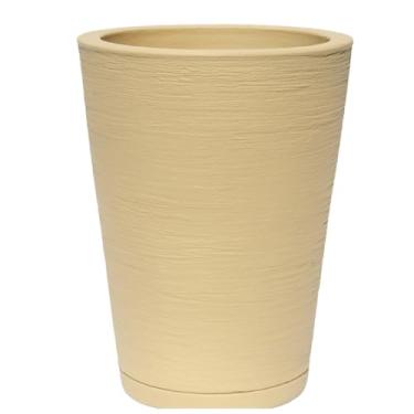 Imagem de Vaso Polietileno Decorativo Para Plantas Cone Médio 50x31 (AREIA)