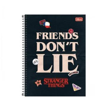 Imagem de Caderno Stranger Things 1 Matéria 80 Folhas Tilibra 02