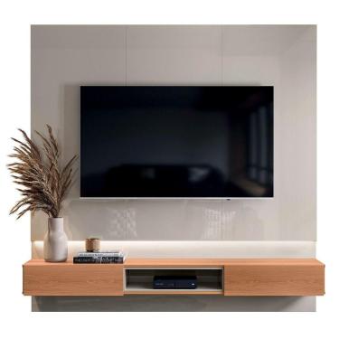 Imagem de Painel Para Tv De Até 70 2 Gavetas Pietra Off White-jequitiba