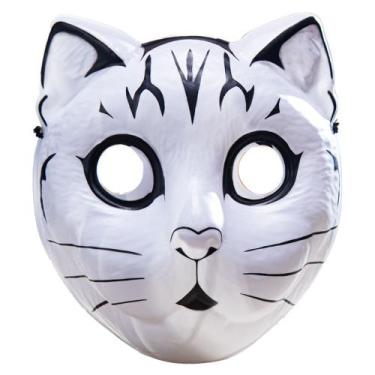 Imagem de Mask Cute Cat, PVC, meia face, fantasia de cosplay para adultos - yiwe