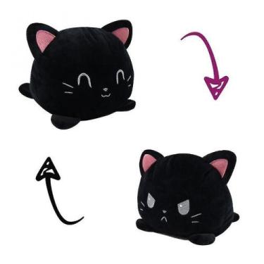 Imagem de Brinquedo de pelúcia Hmwy de dupla face Cat Gato Unicorn Flip 20cm - G
