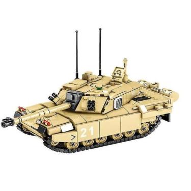Imagem de Tanque militar de brinquedo de blocos de construção para crianças - Gl