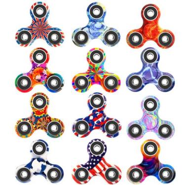 Imagem de Fidget Spinner owen kyne EDC Hand Tri-Spinner, pacote com 12