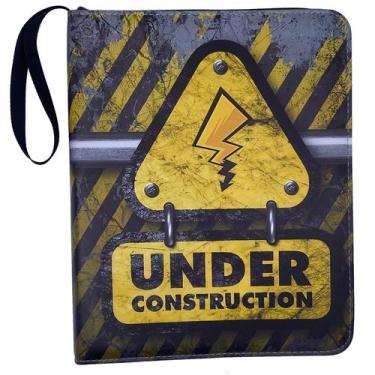 Imagem de Trading Card Binder 900 bolsos, 9 bolsos, zíper, álbum vermelho - Gloo