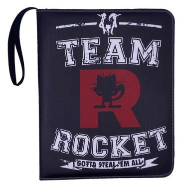 Imagem de Trading Card Binder 900 bolsos, 9 bolsos, zíper, álbum vermelho - Gloo