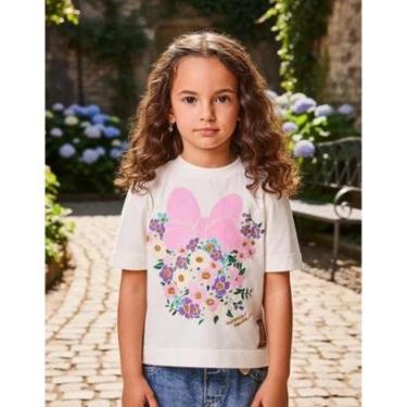 Imagem de T-shirt Minnie Floral Flores Animê-Feminino