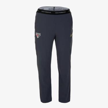 Imagem de Calça New Balance São Paulo Viagem 2025, Cinza blacktop, GG, Masculino