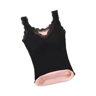 Imagem de Colete Térmico plus Size Feminino, Roupa Íntima Térmica De Inverno, Ca