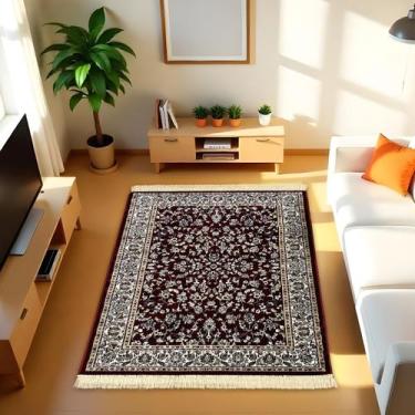 Imagem de 1 Tapete Belga Sala de Estar Sofá Grande Cl  100 x 140 Vr - IDEALIZA, 