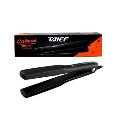 Imagem de Chapinha Prancha Taiff Cerâmica Preta 180 C Bivolt