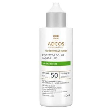 Imagem de Protetor Solar Facial Adcos Aqua Fluid Antioleosidade FPS 50  - Incolor 40ml-Unissex
