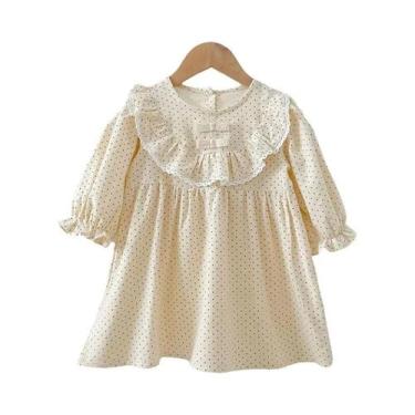 Imagem de Macacão De Bebê Com Laço Para Meninas, Body De Algodão Com Renda E Bab