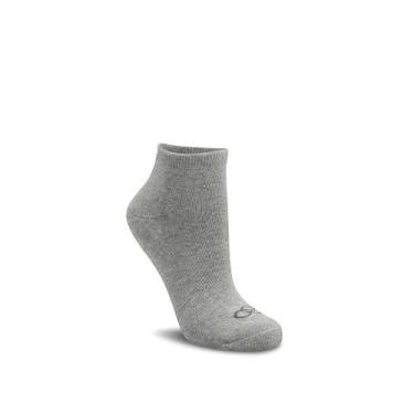 Imagem de Meia Cano Curto Olympikus Feminina, Cinza, 33-38