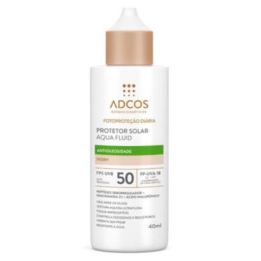Imagem de Adcos Protetor Solar Aqua Fluid FPS50 Ivory 40ml 9881 - 1010-456