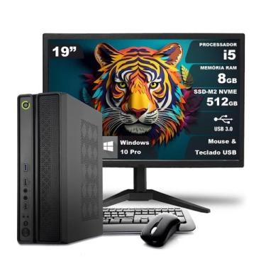 Imagem de Computador On SLIM Completo i5 3ª Geração 8GB 512GB NVMe Windows 10 Mo