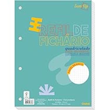 Imagem de Refil fichario univ quadriculado 40fls branca - Credeal, modelo1